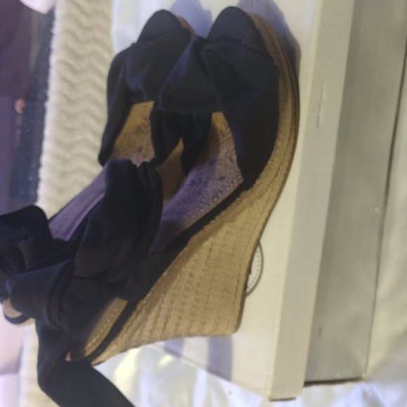 Nwt Wedges black 8.5 - Picture 7 of 9